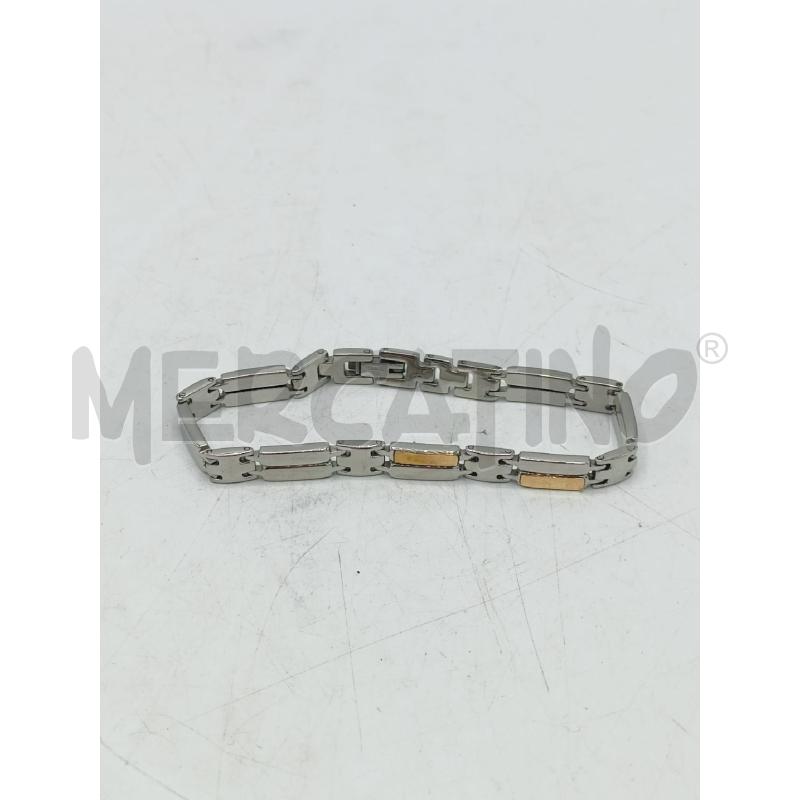BRACCIALE ZOPPINI ACCIAIO PLACCATO ORO 18K | Mercatino dell'Usato Roma re di roma 1