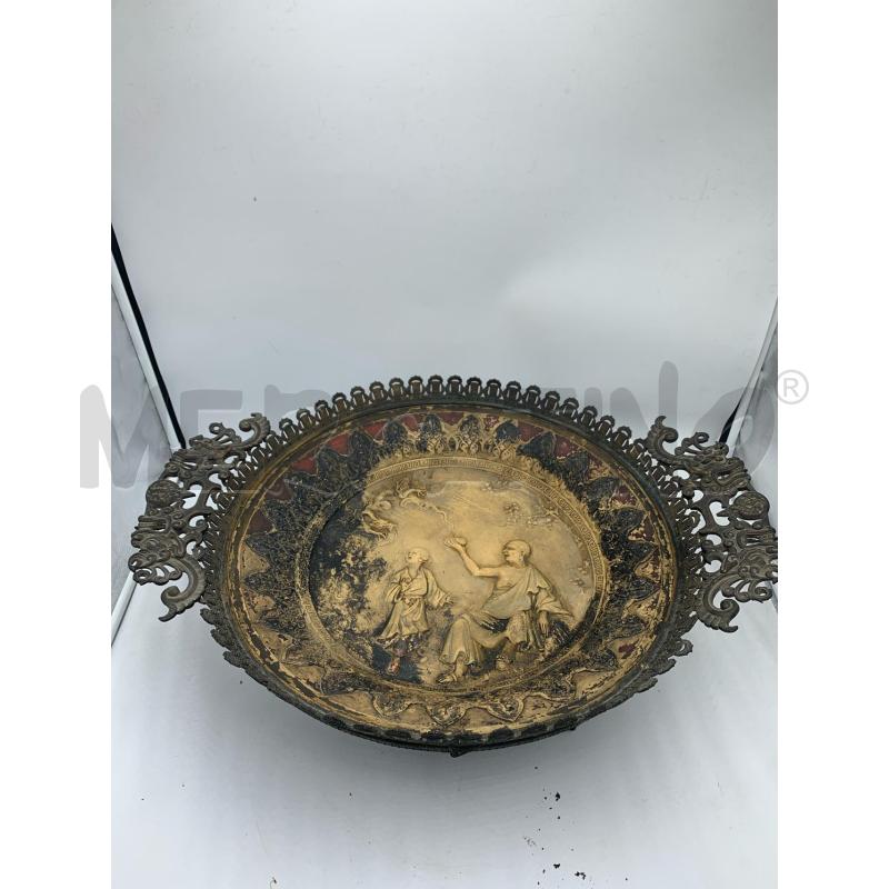 BRACIERE ALTORILIEVO '800 4 PIEDINI  | Mercatino dell'Usato Roma re di roma 1