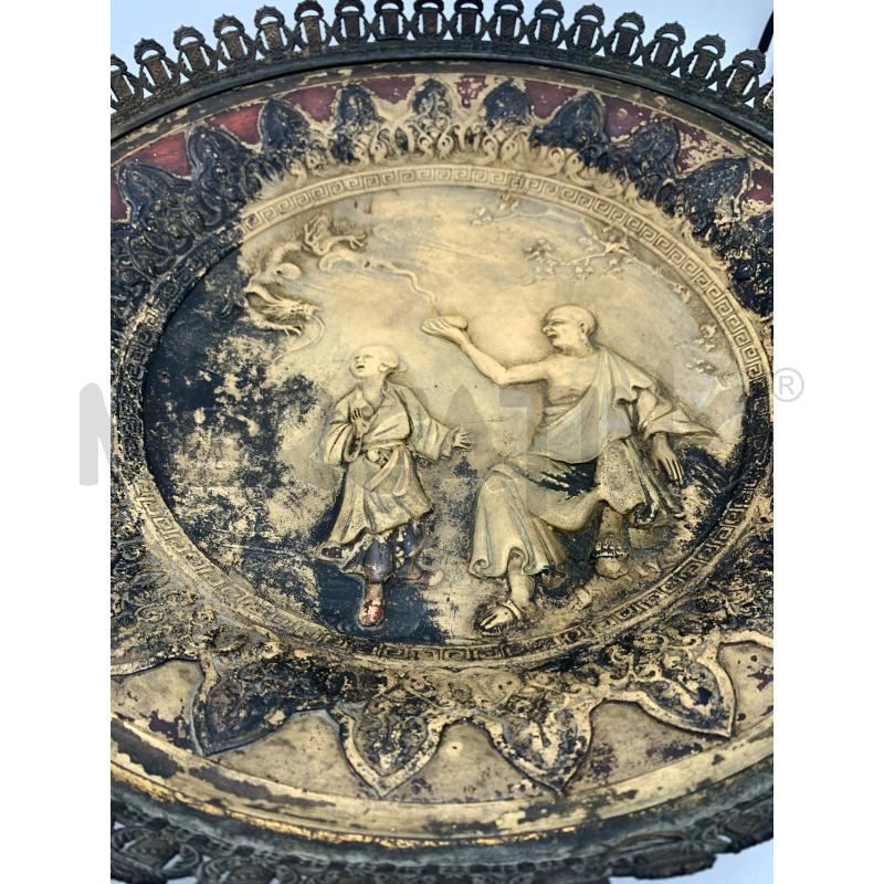 BRACIERE ALTORILIEVO '800 4 PIEDINI  | Mercatino dell'Usato Roma re di roma 3