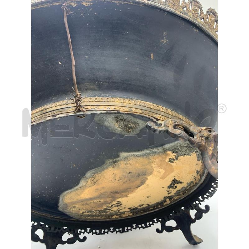 BRACIERE ALTORILIEVO '800 4 PIEDINI  | Mercatino dell'Usato Roma re di roma 4