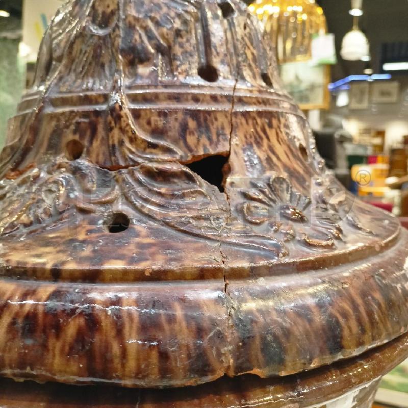 BRACIERE COCCIO COPPA DEC GHIRLANDE DIFETTI | Mercatino dell'Usato Roma re di roma 3