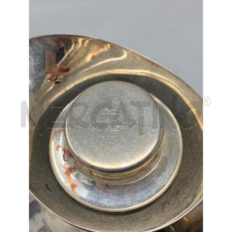 BROCCA CARAFFA MAZZUCCONI FIRENZE SILVER PLATED | Mercatino dell'Usato Roma re di roma 2