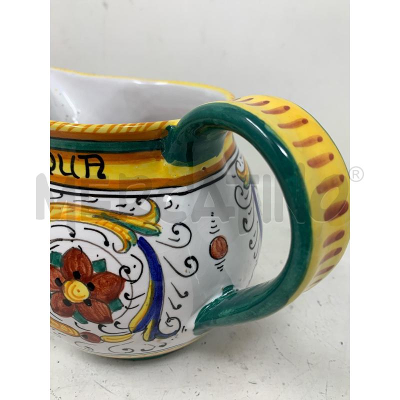 BROCCA CERAMICA DERUTA DEC GRIFONI GIALLA VERDE  | Mercatino dell'Usato Roma re di roma 5