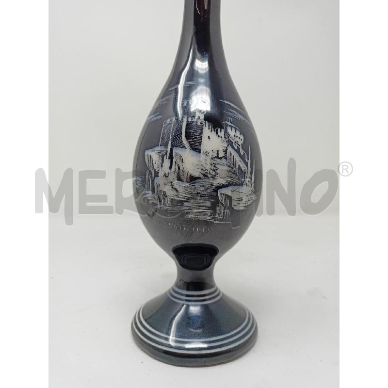 BROCCA CERAMICA NERO SAN MARINO B/N | Mercatino dell'Usato Roma re di roma 2