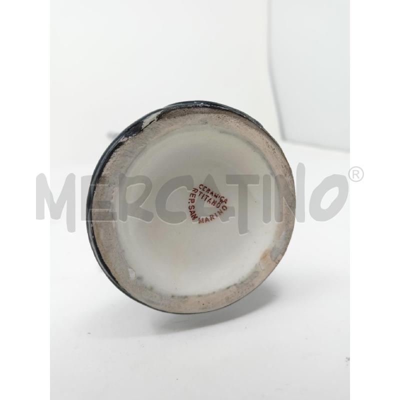 BROCCA CERAMICA NERO SAN MARINO B/N | Mercatino dell'Usato Roma re di roma 4