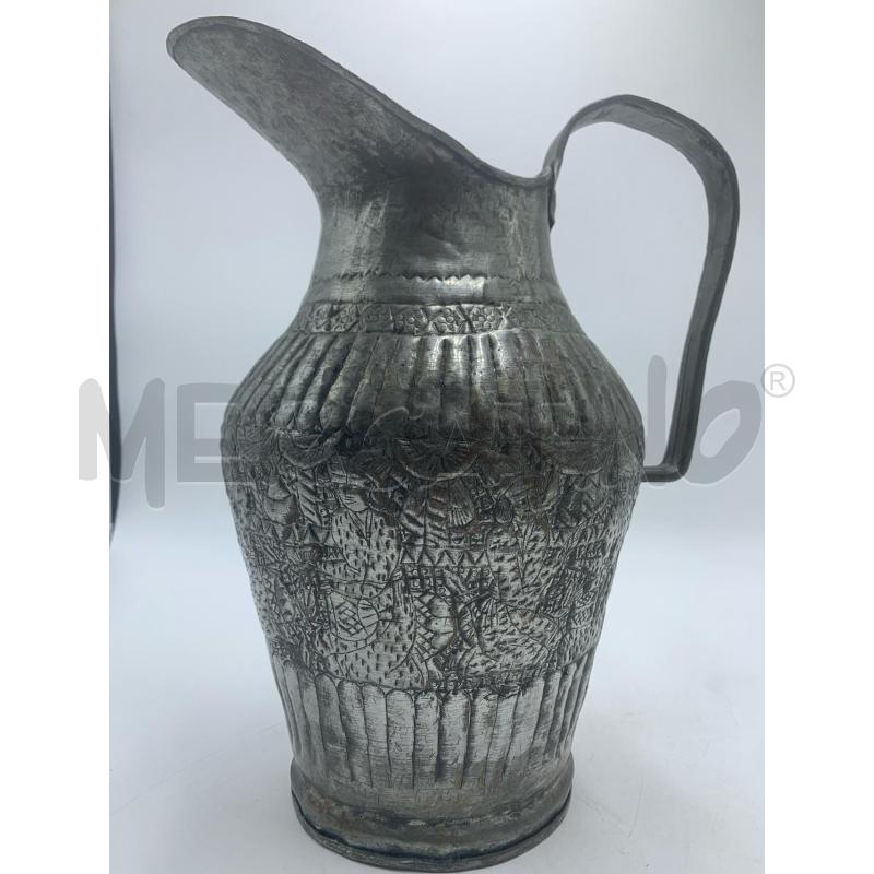 BROCCA RAME ARGENTATO LAVORATO FIGURE 1 MANICO 1 BECCUCCIO | Mercatino dell'Usato Roma re di roma 2