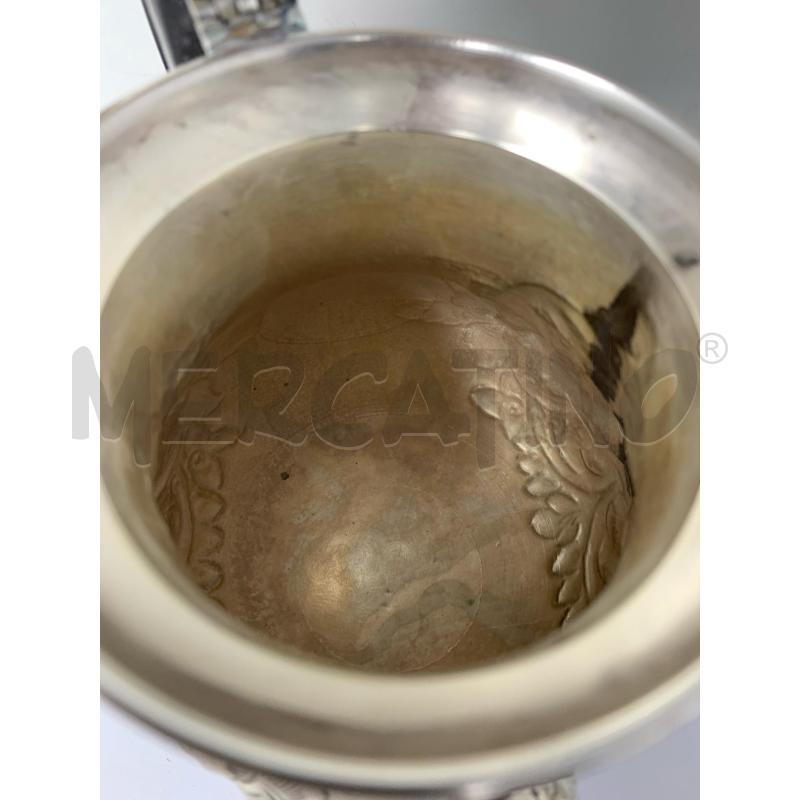 CAFFETTIERA JORDAN SHEFFIELD DEC FIORI INCISI MANICO LEGNO BOMBATO  | Mercatino dell'Usato Roma re di roma 2