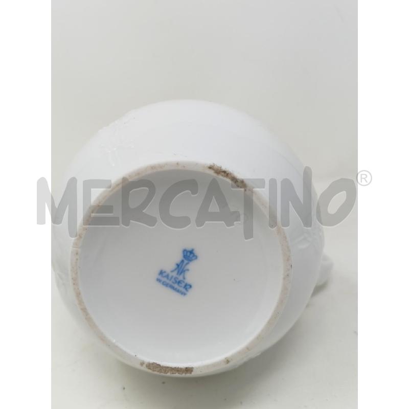 CAFFETTIERA KAISER PORCELLAN DEC FIORI RILIEVO  | Mercatino dell'Usato Roma re di roma 5