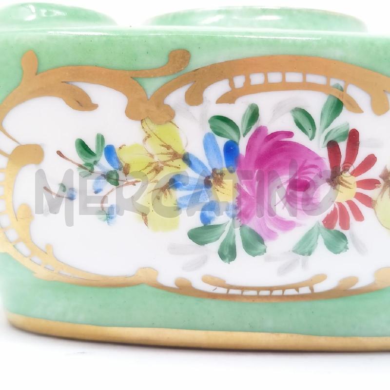 CALAMAIO LIMOGES VERDE DEC FIORI B.ORO | Mercatino dell'Usato Roma re di roma 3