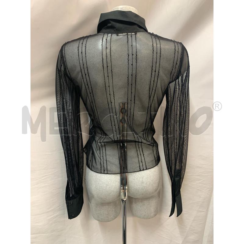 CAMICIA BEATRICE TULLE TRASP STRASS  | Mercatino dell'Usato Roma re di roma 3