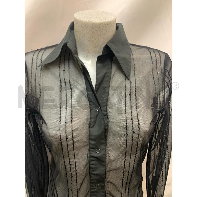 CAMICIA BEATRICE TULLE TRASP STRASS  | Mercatino dell'Usato Roma re di roma 4
