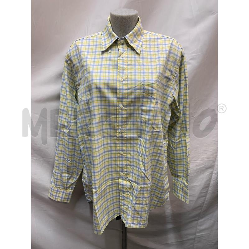 CAMICIA BURBERRY QUADRETTI GIALLO VERDE  | Mercatino dell'Usato Roma re di roma 1