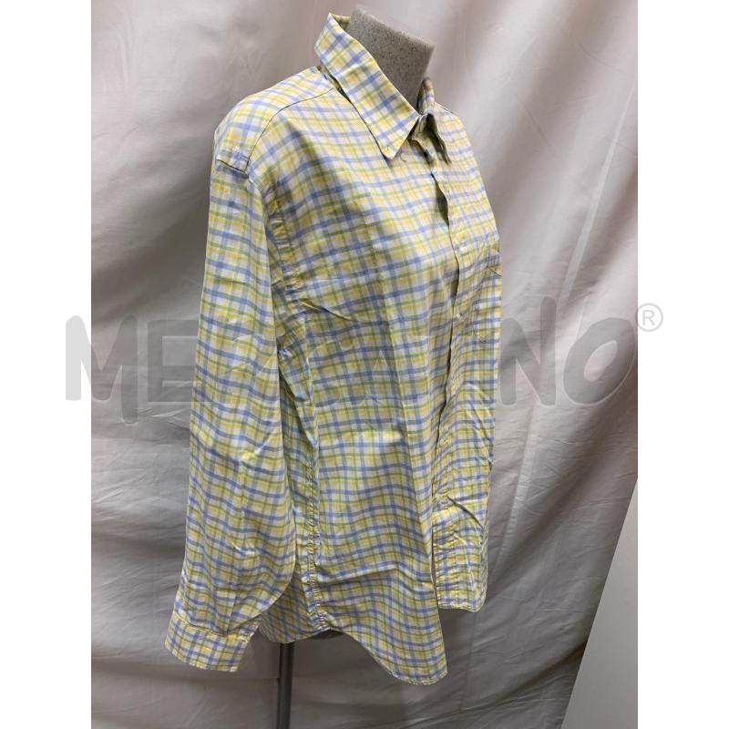 CAMICIA BURBERRY QUADRETTI GIALLO VERDE  | Mercatino dell'Usato Roma re di roma 2