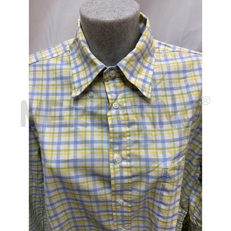 CAMICIA BURBERRY QUADRETTI GIALLO VERDE  | Mercatino dell'Usato Roma re di roma 4