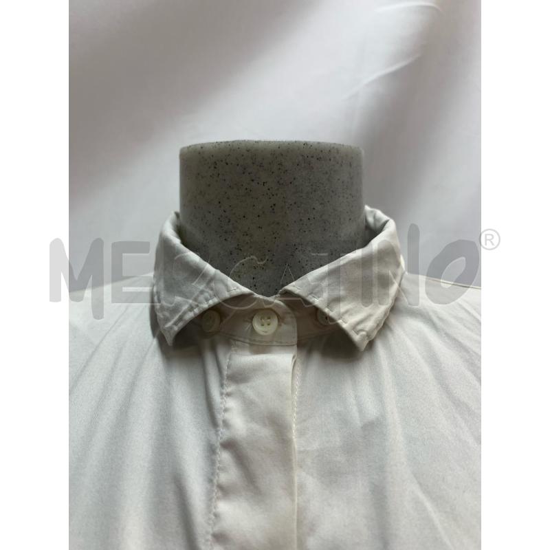 CAMICIA DONNA BRUNELLO CUCINELLI PANNA BORDI BEIGE | Mercatino dell'Usato Roma re di roma 4