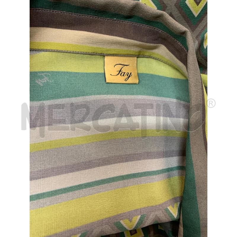 CAMICIA DONNA FAY VERE MARR ROMBI SETA | Mercatino dell'Usato Roma re di roma 5