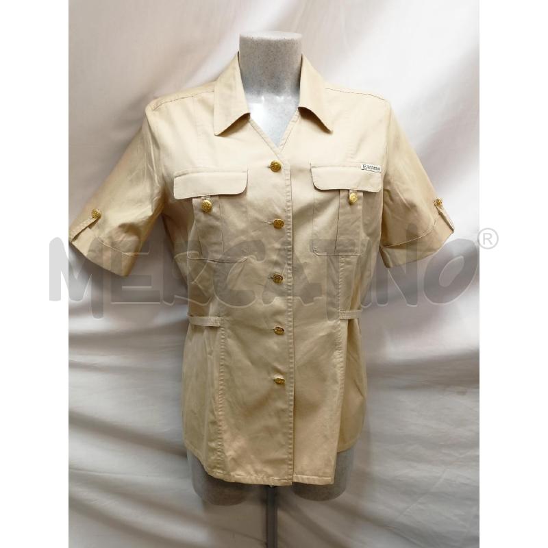 CAMICIA ESCADA SPORT BEIGE BOTTONI GOLD | Mercatino dell'Usato Roma re di roma 1