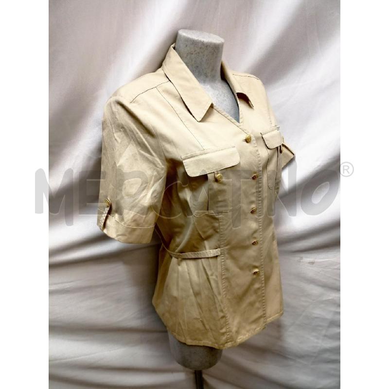 CAMICIA ESCADA SPORT BEIGE BOTTONI GOLD | Mercatino dell'Usato Roma re di roma 2