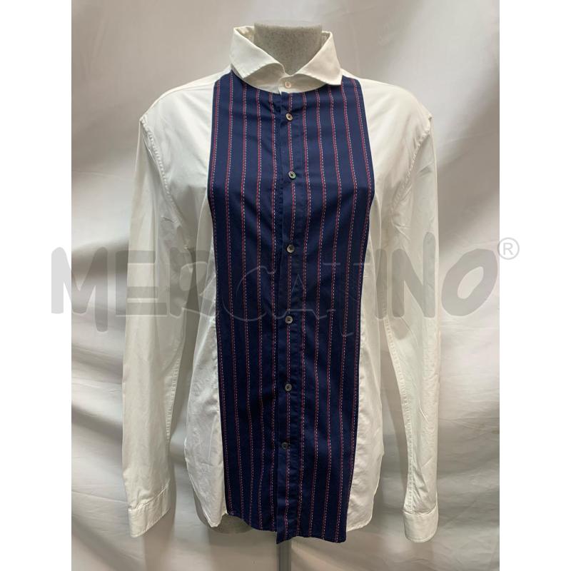 CAMICIA TOMMY HILFIGER BIANCO BLUETTE  | Mercatino dell'Usato Roma re di roma 1