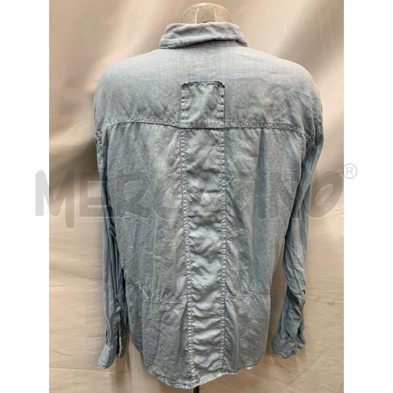 CAMICIA UOMO ARMANI JEANS LINO CELESTE | Mercatino dell'Usato Roma re di roma 3