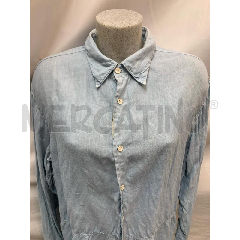 CAMICIA UOMO ARMANI JEANS LINO CELESTE | Mercatino dell'Usato Roma re di roma 4