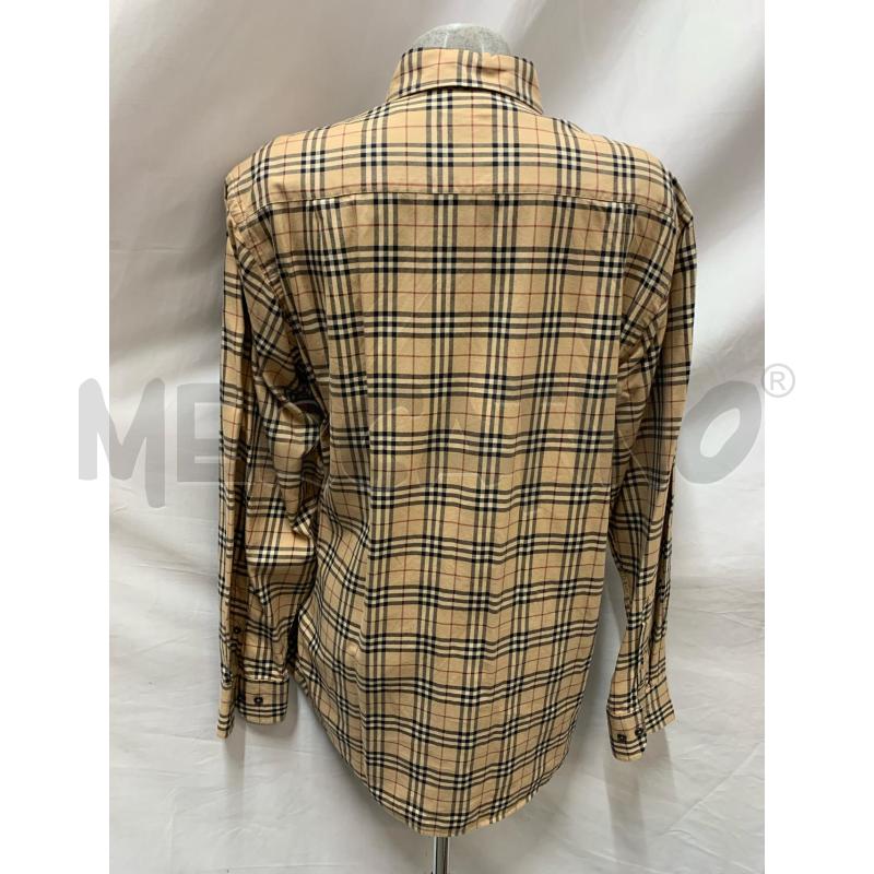 CAMICIA UOMO BURBERRY BEIGE QUADRETTI  | Mercatino dell'Usato Roma re di roma 3