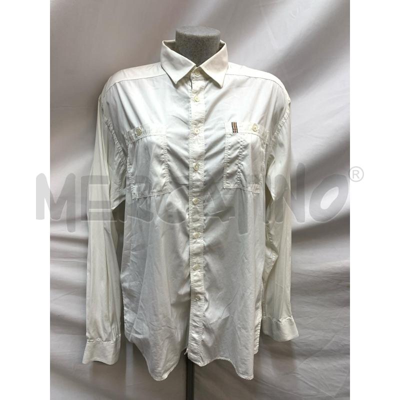 CAMICIA UOMO BURBERRY BIANCO  | Mercatino dell'Usato Roma re di roma 1