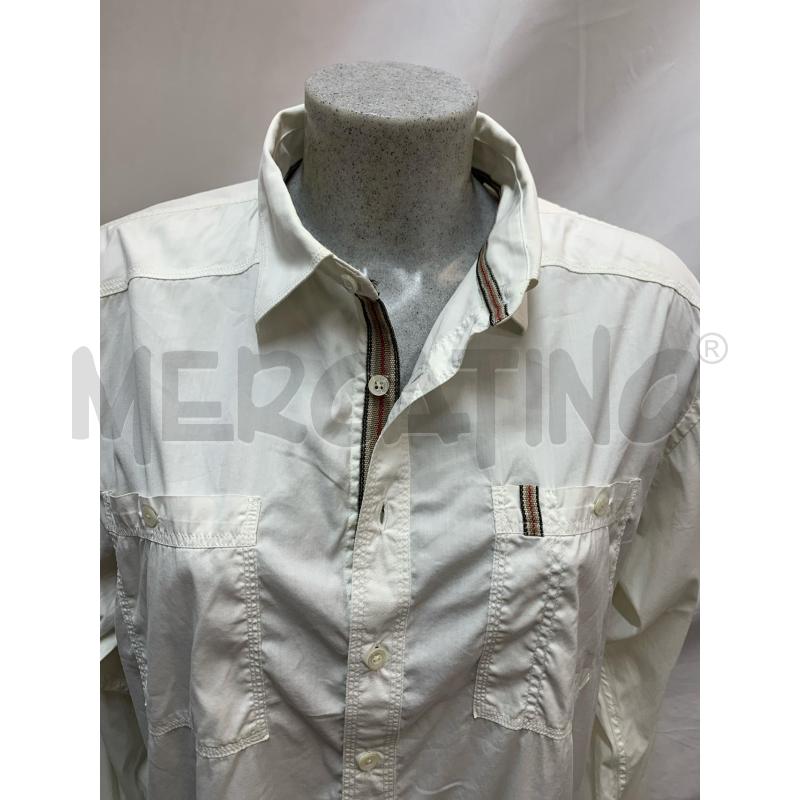CAMICIA UOMO BURBERRY BIANCO  | Mercatino dell'Usato Roma re di roma 4