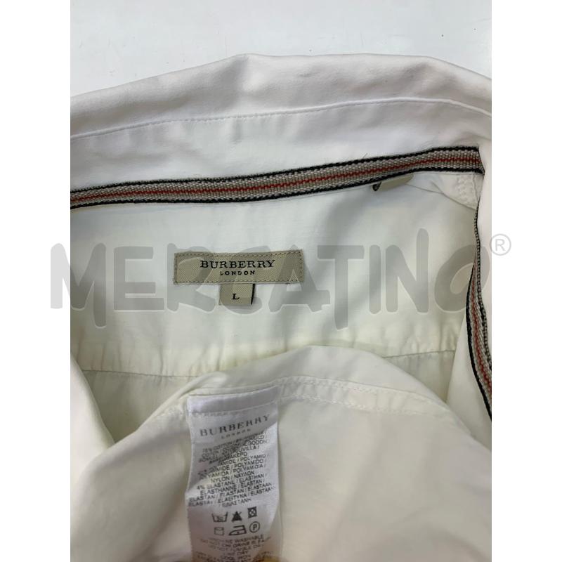 CAMICIA UOMO BURBERRY BIANCO  | Mercatino dell'Usato Roma re di roma 5