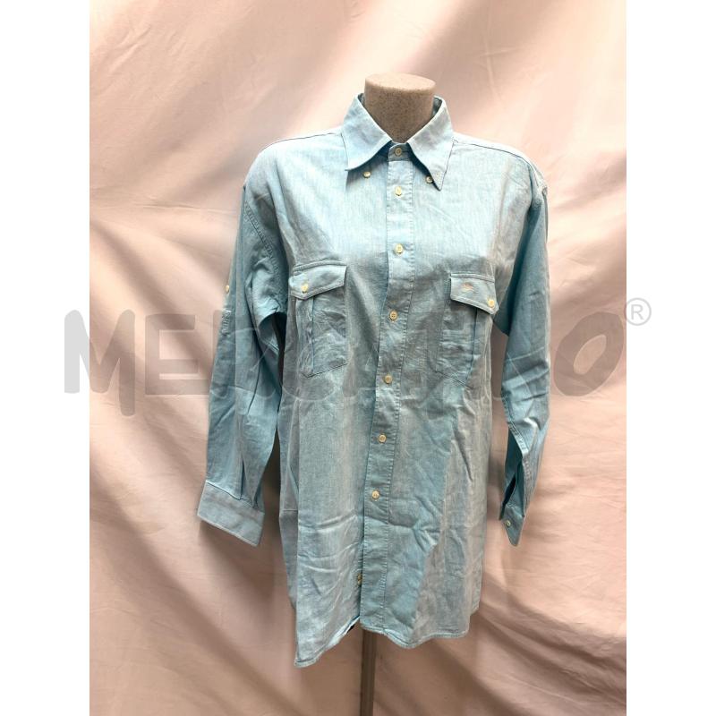 CAMICIA UOMO BURBERRY CELESTE EFFETTO DEGRADE' | Mercatino dell'Usato Roma re di roma 1