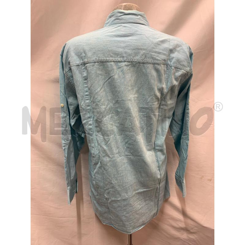 CAMICIA UOMO BURBERRY CELESTE EFFETTO DEGRADE' | Mercatino dell'Usato Roma re di roma 4