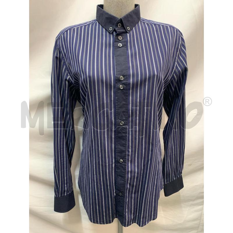 CAMICIA UOMO DOLCE GABBANA BLU GESSATO | Mercatino dell'Usato Roma re di roma 1