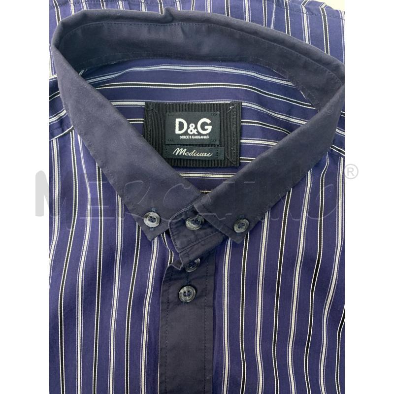 CAMICIA UOMO DOLCE GABBANA BLU GESSATO | Mercatino dell'Usato Roma re di roma 4