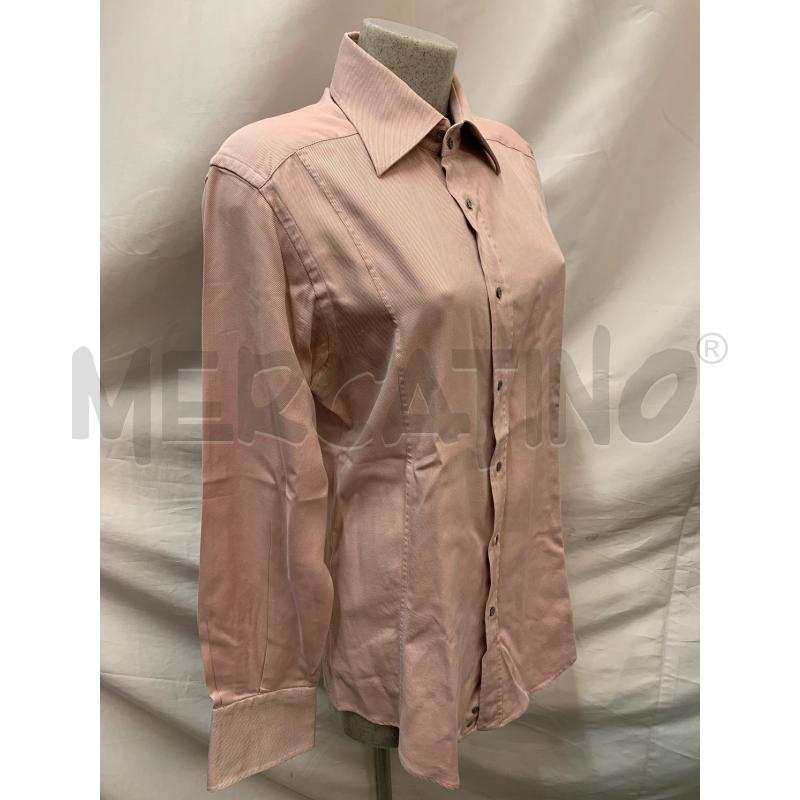 CAMICIA UOMO GUCCI ROSA MICRORIGHE BIANCO | Mercatino dell'Usato Roma re di roma 2
