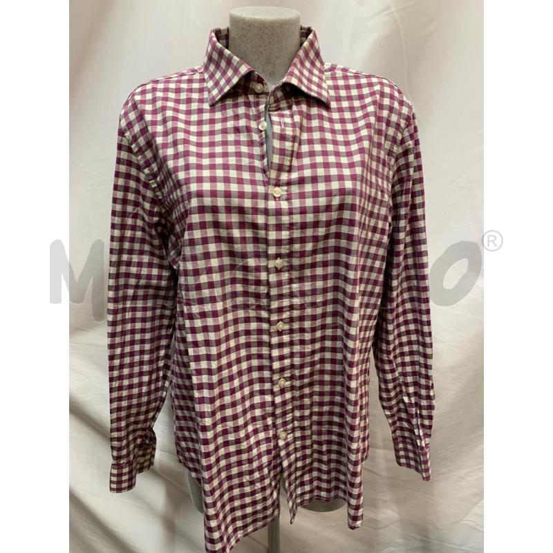 CAMICIA UOMO MICHAEL KORS BORDEAUX QUADRETT | Mercatino dell'Usato Roma re di roma 1