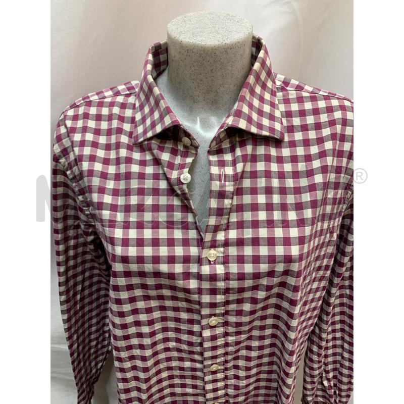 CAMICIA UOMO MICHAEL KORS BORDEAUX QUADRETT | Mercatino dell'Usato Roma re di roma 4