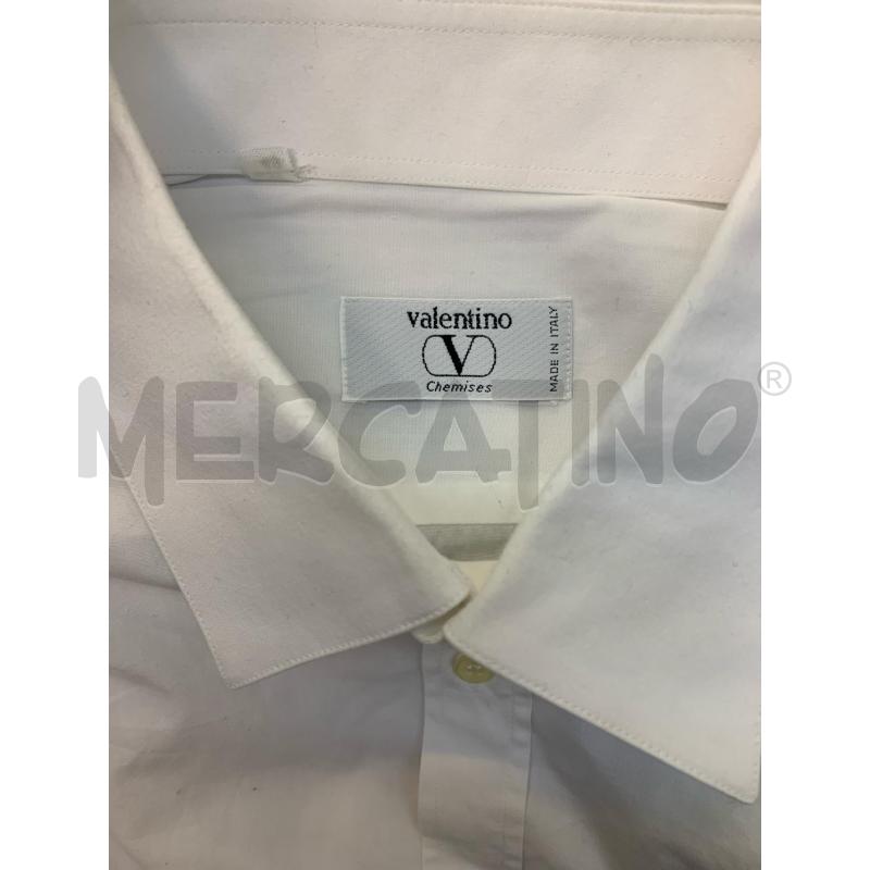 CAMICIA UOMO VALENTINO BIANCO  | Mercatino dell'Usato Roma re di roma 5