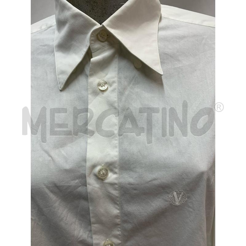 CAMICIA UOMO VERSACE BIANCO  | Mercatino dell'Usato Roma re di roma 3
