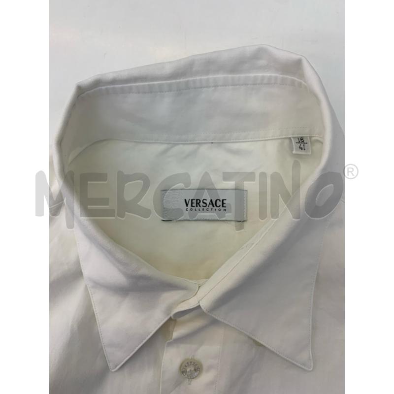 CAMICIA UOMO VERSACE BIANCO  | Mercatino dell'Usato Roma re di roma 5
