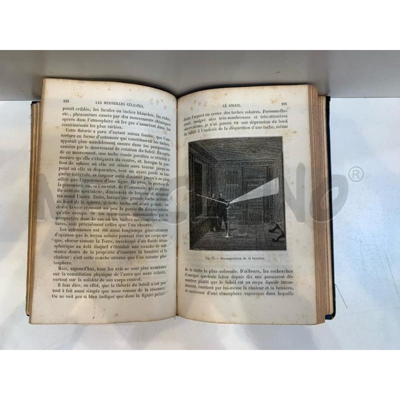 CAMILLE FLAMMARION LES MERVEILLES CÉLESTES 1878 HACHETTE | Mercatino dell'Usato Roma re di roma 5