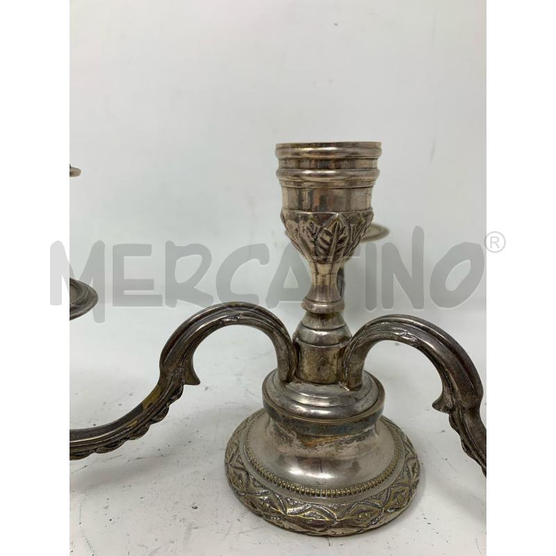 CANDELABRO BASSO JORDAN SHEFFIELD 3 FIAMME BASE TONDA | Mercatino dell'Usato Roma re di roma 3