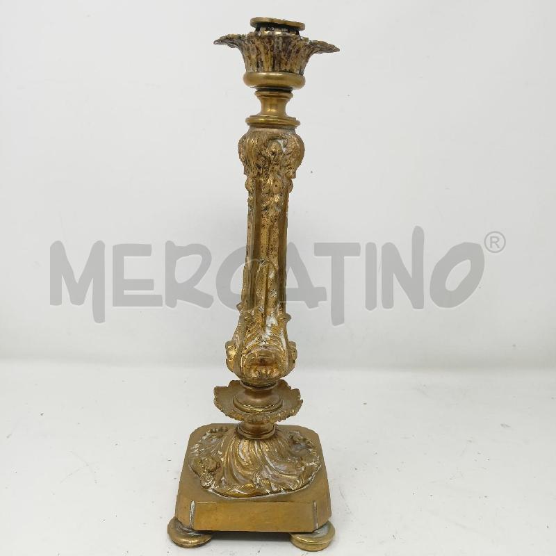 CANDELABRO BRONZO RICCIOLI 4 PIEDIN CIPOLLA | Mercatino dell'Usato Roma re di roma 1