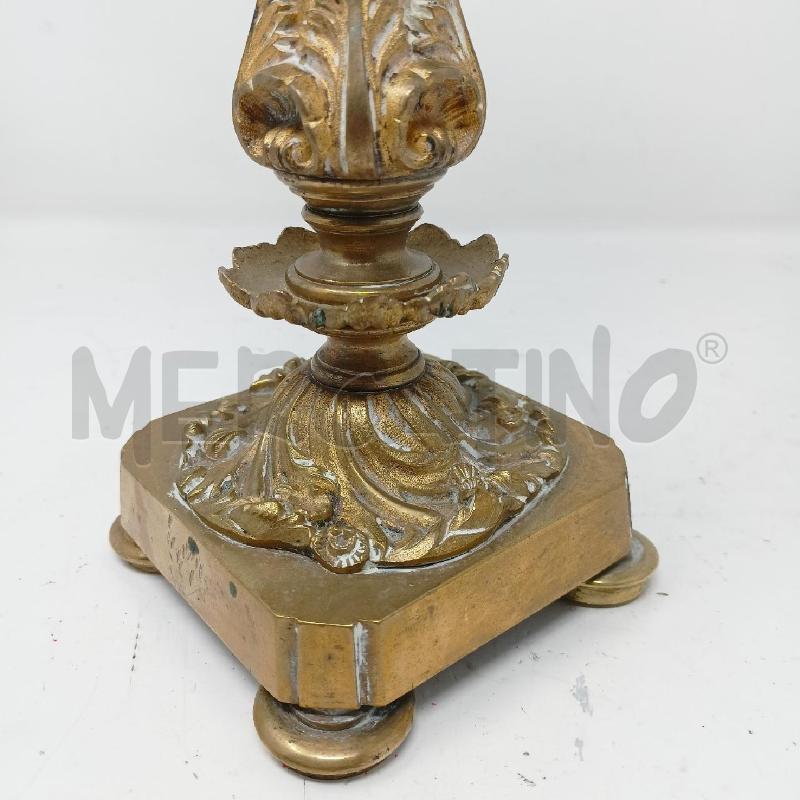 CANDELABRO BRONZO RICCIOLI 4 PIEDIN CIPOLLA | Mercatino dell'Usato Roma re di roma 4
