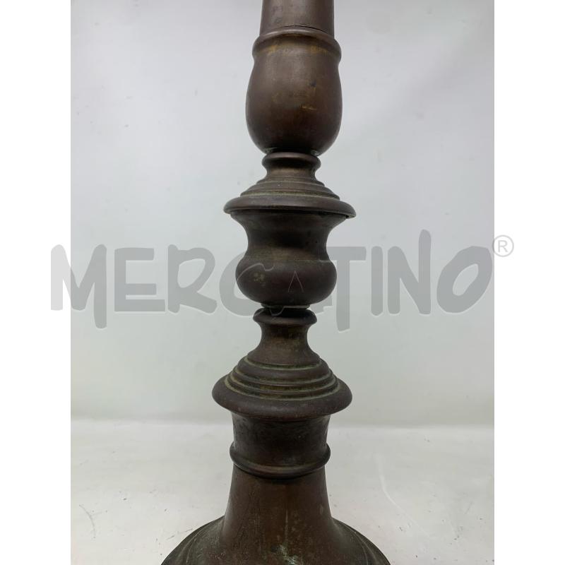 CANDELABRO RAME EPOCA 3 PIEDI LEONE | Mercatino dell'Usato Roma re di roma 3