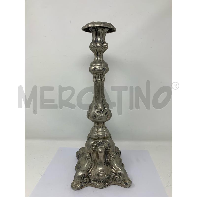 CANDELIERE JORDAN SHEFFIELD BASE QUADRATA DEC SPESSI | Mercatino dell'Usato Roma re di roma 1