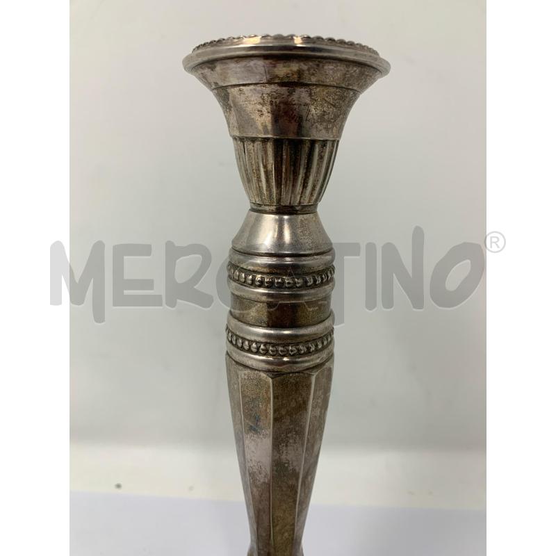 CANDELIERE JORDAN SHEFFIELD BASE TONDA STELO SFACCETTATO | Mercatino dell'Usato Roma re di roma 2