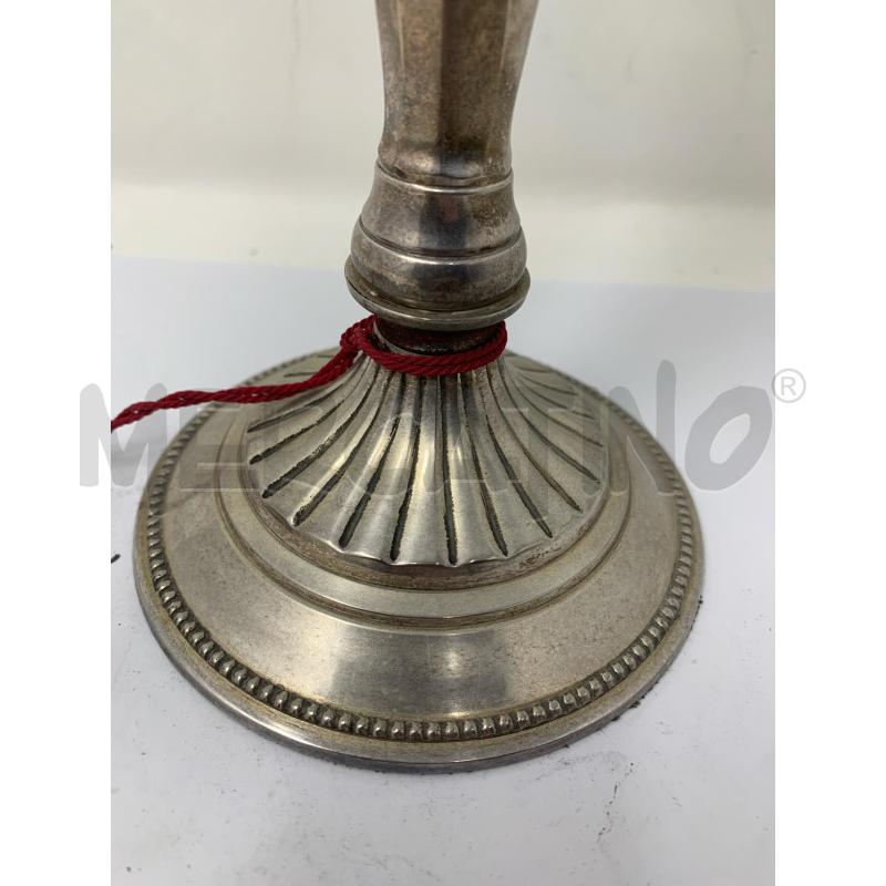 CANDELIERE JORDAN SHEFFIELD BASE TONDA STELO SFACCETTATO | Mercatino dell'Usato Roma re di roma 3