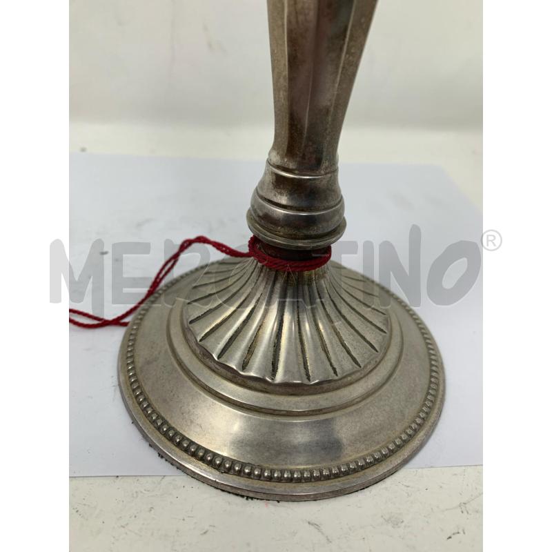 CANDELIERE JORDAN SHEFFIELD BASE TONDA STELO SFACCETTATO | Mercatino dell'Usato Roma re di roma 5