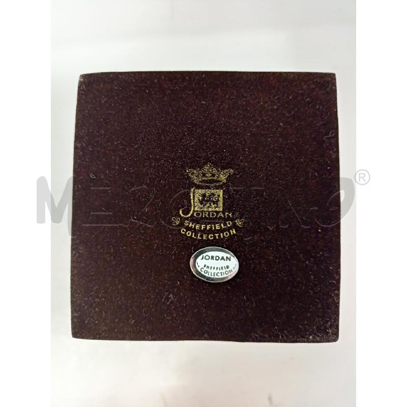 CANDELIERE JORDAN SHEFFIELD CUOIO MARRONE 20 CM  | Mercatino dell'Usato Roma re di roma 4