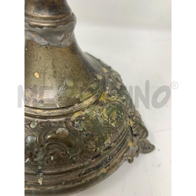 CANDELIERE METALLO 3 PIEDI BASE TONDA | Mercatino dell'Usato Roma re di roma 4